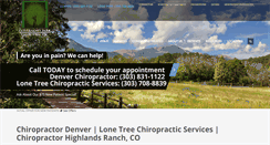 Desktop Screenshot of governorsparkchiropractic.com